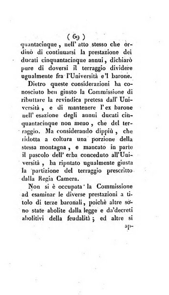 Bullettino delle sentenze emanate dalla Suprema commissione per le liti fra i già baroni ed i comuni