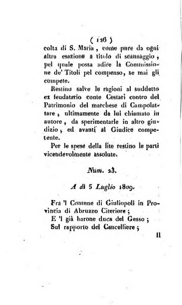 Bullettino delle sentenze emanate dalla Suprema commissione per le liti fra i già baroni ed i comuni