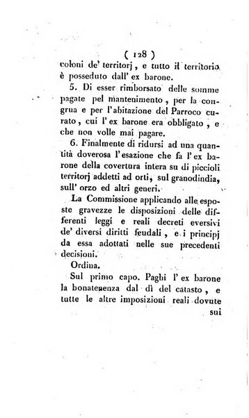 Bullettino delle sentenze emanate dalla Suprema commissione per le liti fra i già baroni ed i comuni