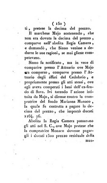 Bullettino delle sentenze emanate dalla Suprema commissione per le liti fra i già baroni ed i comuni