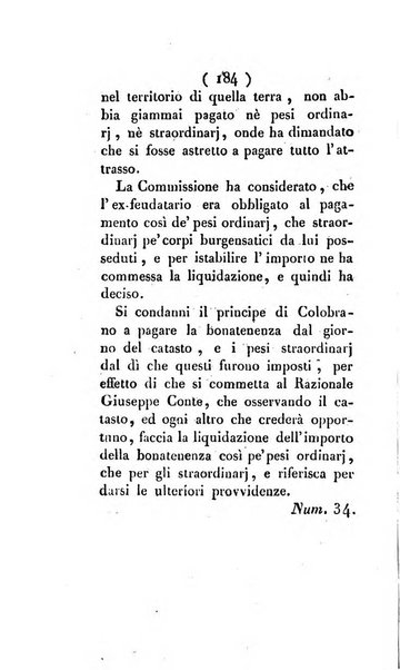 Bullettino delle sentenze emanate dalla Suprema commissione per le liti fra i già baroni ed i comuni