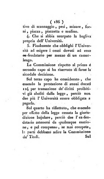 Bullettino delle sentenze emanate dalla Suprema commissione per le liti fra i già baroni ed i comuni