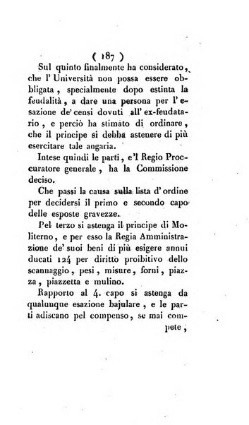 Bullettino delle sentenze emanate dalla Suprema commissione per le liti fra i già baroni ed i comuni