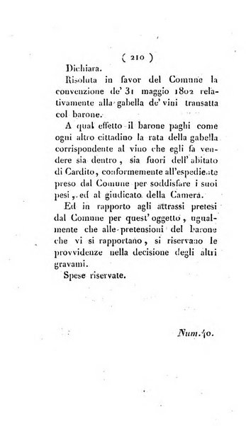 Bullettino delle sentenze emanate dalla Suprema commissione per le liti fra i già baroni ed i comuni