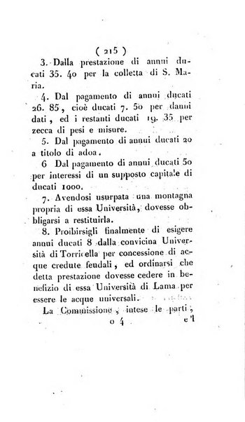 Bullettino delle sentenze emanate dalla Suprema commissione per le liti fra i già baroni ed i comuni