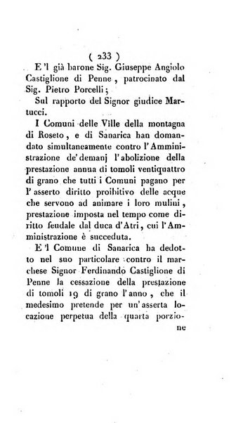 Bullettino delle sentenze emanate dalla Suprema commissione per le liti fra i già baroni ed i comuni