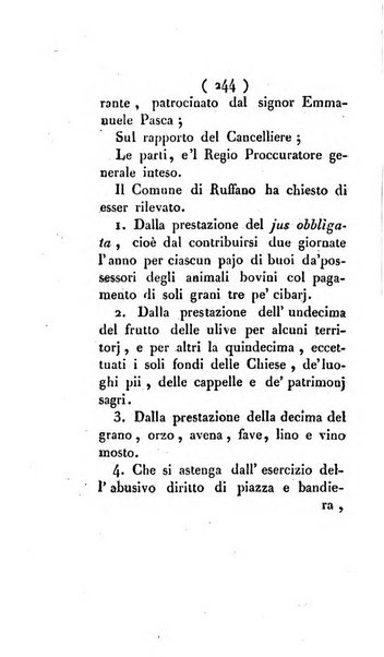 Bullettino delle sentenze emanate dalla Suprema commissione per le liti fra i già baroni ed i comuni