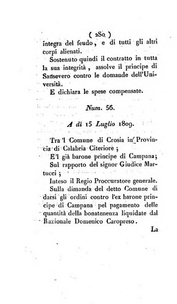 Bullettino delle sentenze emanate dalla Suprema commissione per le liti fra i già baroni ed i comuni