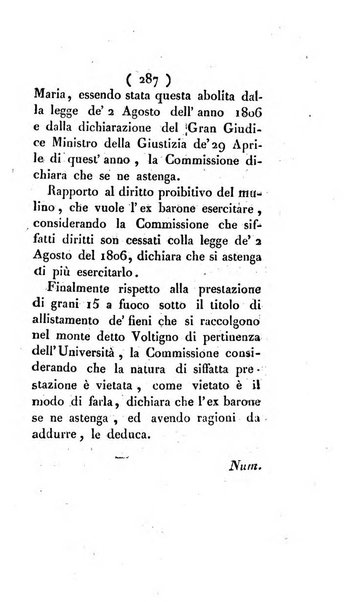 Bullettino delle sentenze emanate dalla Suprema commissione per le liti fra i già baroni ed i comuni