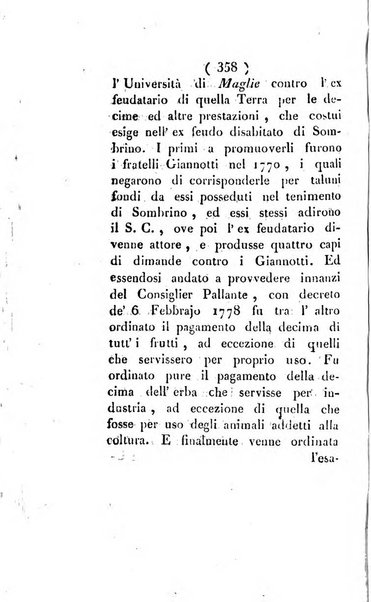 Bullettino delle sentenze emanate dalla Suprema commissione per le liti fra i già baroni ed i comuni