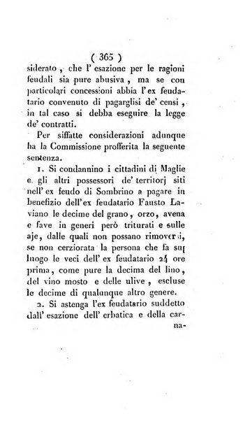 Bullettino delle sentenze emanate dalla Suprema commissione per le liti fra i già baroni ed i comuni