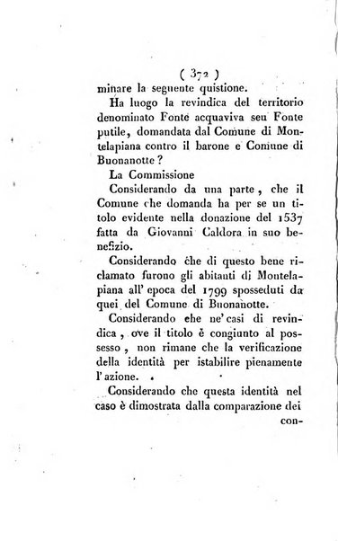 Bullettino delle sentenze emanate dalla Suprema commissione per le liti fra i già baroni ed i comuni