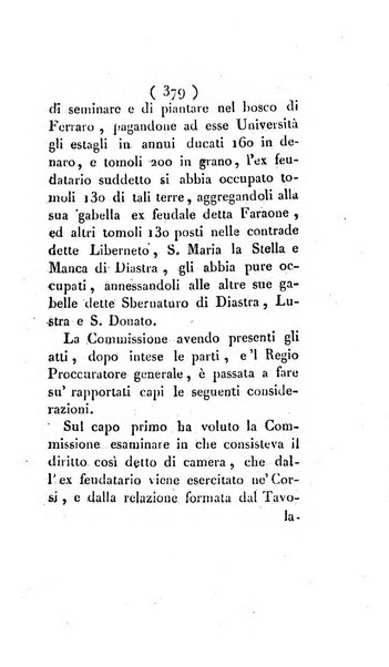 Bullettino delle sentenze emanate dalla Suprema commissione per le liti fra i già baroni ed i comuni