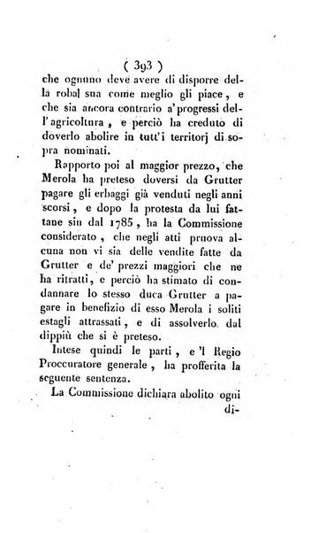 Bullettino delle sentenze emanate dalla Suprema commissione per le liti fra i già baroni ed i comuni