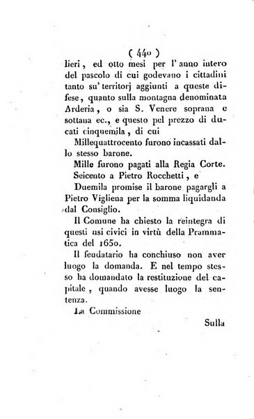 Bullettino delle sentenze emanate dalla Suprema commissione per le liti fra i già baroni ed i comuni