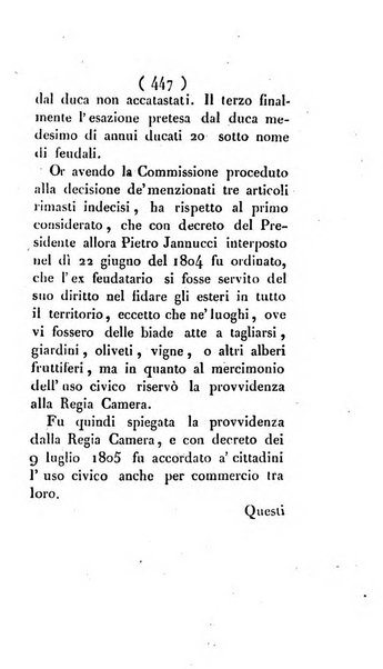 Bullettino delle sentenze emanate dalla Suprema commissione per le liti fra i già baroni ed i comuni