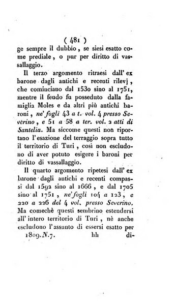 Bullettino delle sentenze emanate dalla Suprema commissione per le liti fra i già baroni ed i comuni