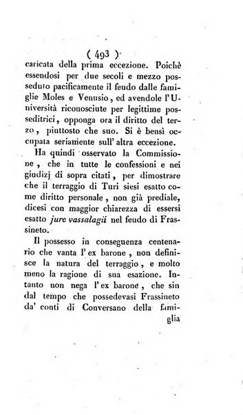 Bullettino delle sentenze emanate dalla Suprema commissione per le liti fra i già baroni ed i comuni