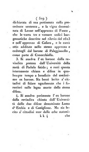 Bullettino delle sentenze emanate dalla Suprema commissione per le liti fra i già baroni ed i comuni