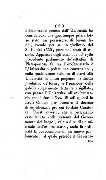 Bullettino delle sentenze emanate dalla Suprema commissione per le liti fra i già baroni ed i comuni