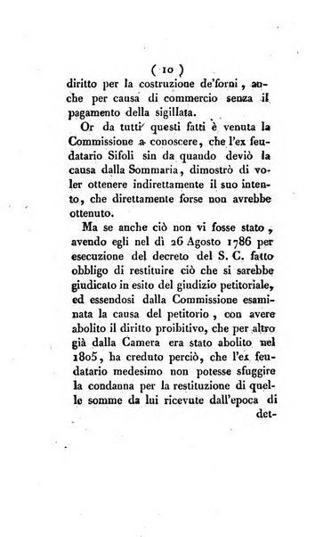 Bullettino delle sentenze emanate dalla Suprema commissione per le liti fra i già baroni ed i comuni