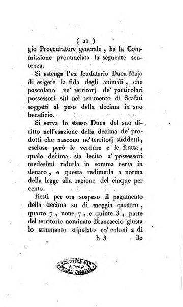 Bullettino delle sentenze emanate dalla Suprema commissione per le liti fra i già baroni ed i comuni