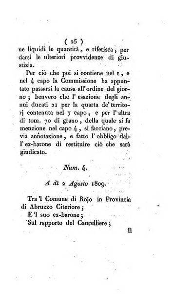 Bullettino delle sentenze emanate dalla Suprema commissione per le liti fra i già baroni ed i comuni