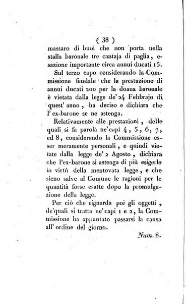 Bullettino delle sentenze emanate dalla Suprema commissione per le liti fra i già baroni ed i comuni