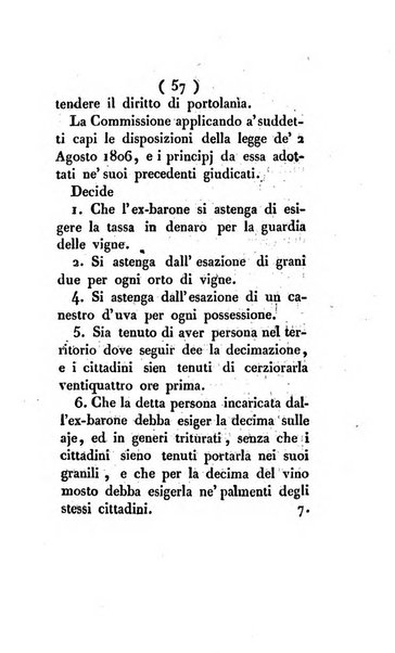 Bullettino delle sentenze emanate dalla Suprema commissione per le liti fra i già baroni ed i comuni