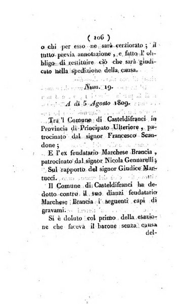 Bullettino delle sentenze emanate dalla Suprema commissione per le liti fra i già baroni ed i comuni