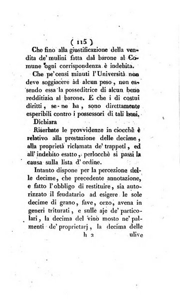 Bullettino delle sentenze emanate dalla Suprema commissione per le liti fra i già baroni ed i comuni