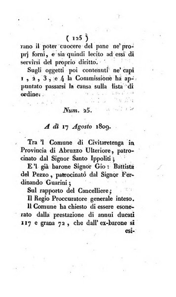 Bullettino delle sentenze emanate dalla Suprema commissione per le liti fra i già baroni ed i comuni