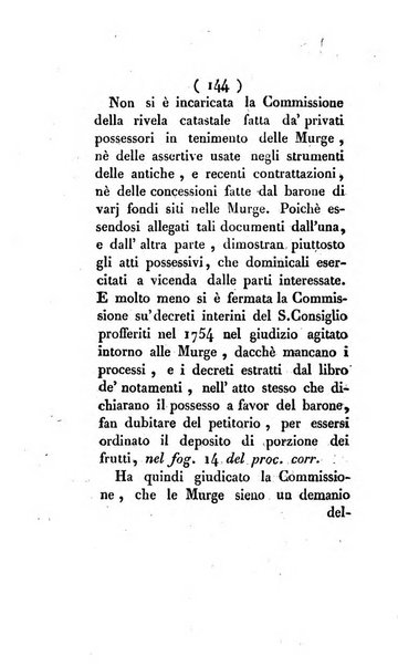 Bullettino delle sentenze emanate dalla Suprema commissione per le liti fra i già baroni ed i comuni