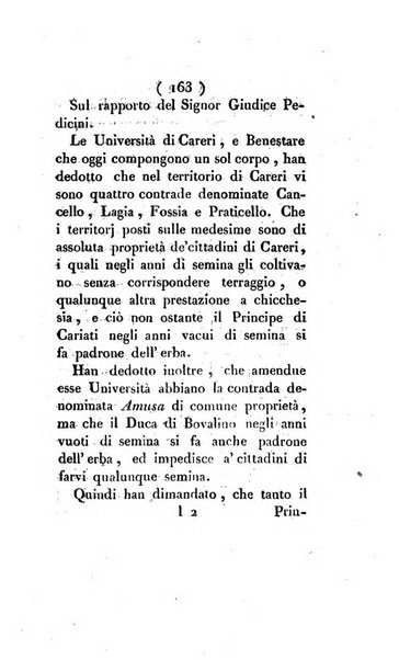 Bullettino delle sentenze emanate dalla Suprema commissione per le liti fra i già baroni ed i comuni