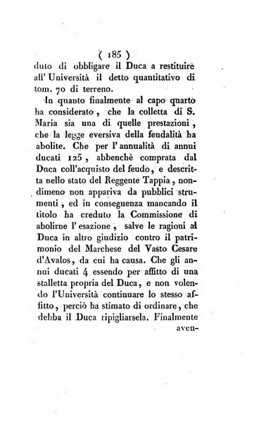 Bullettino delle sentenze emanate dalla Suprema commissione per le liti fra i già baroni ed i comuni