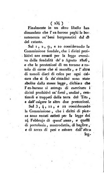 Bullettino delle sentenze emanate dalla Suprema commissione per le liti fra i già baroni ed i comuni