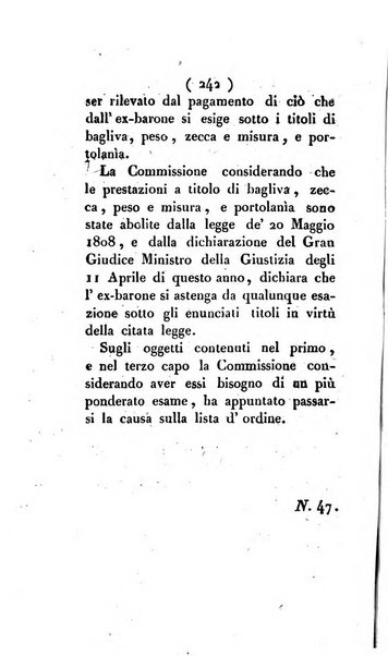 Bullettino delle sentenze emanate dalla Suprema commissione per le liti fra i già baroni ed i comuni