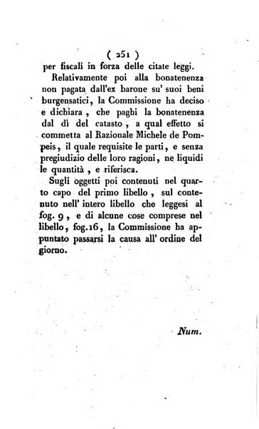 Bullettino delle sentenze emanate dalla Suprema commissione per le liti fra i già baroni ed i comuni