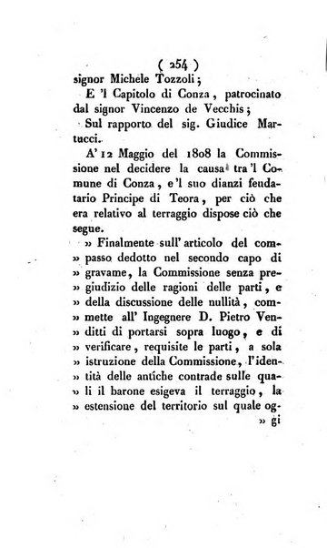 Bullettino delle sentenze emanate dalla Suprema commissione per le liti fra i già baroni ed i comuni