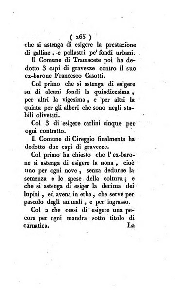 Bullettino delle sentenze emanate dalla Suprema commissione per le liti fra i già baroni ed i comuni