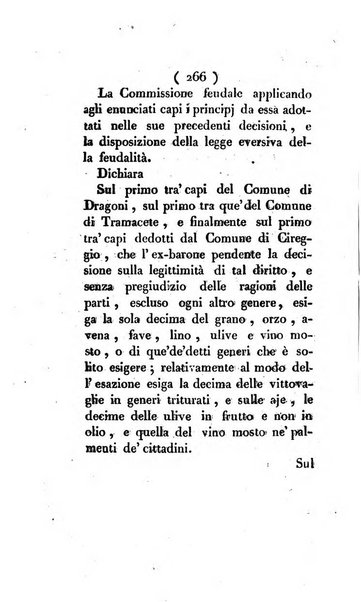 Bullettino delle sentenze emanate dalla Suprema commissione per le liti fra i già baroni ed i comuni