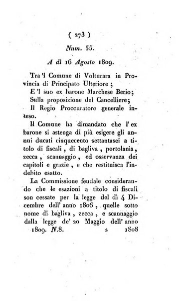 Bullettino delle sentenze emanate dalla Suprema commissione per le liti fra i già baroni ed i comuni