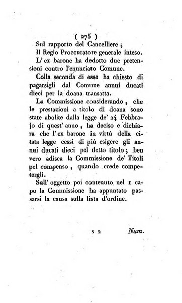 Bullettino delle sentenze emanate dalla Suprema commissione per le liti fra i già baroni ed i comuni