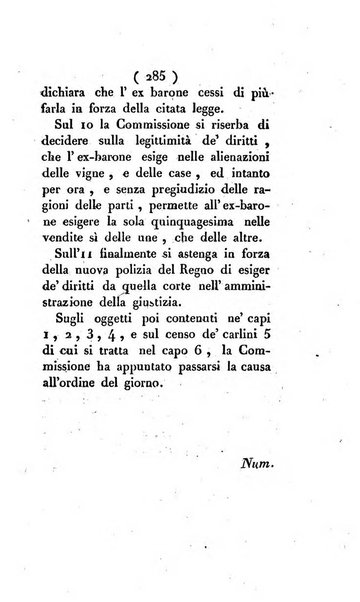 Bullettino delle sentenze emanate dalla Suprema commissione per le liti fra i già baroni ed i comuni