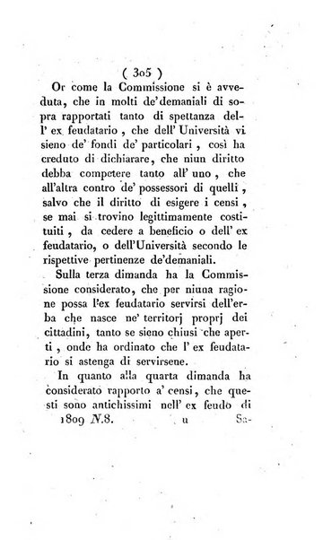 Bullettino delle sentenze emanate dalla Suprema commissione per le liti fra i già baroni ed i comuni