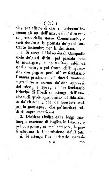 Bullettino delle sentenze emanate dalla Suprema commissione per le liti fra i già baroni ed i comuni