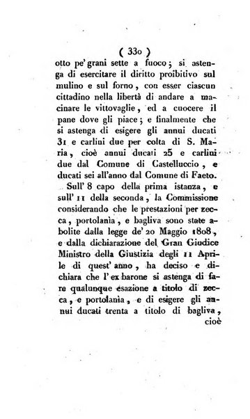 Bullettino delle sentenze emanate dalla Suprema commissione per le liti fra i già baroni ed i comuni