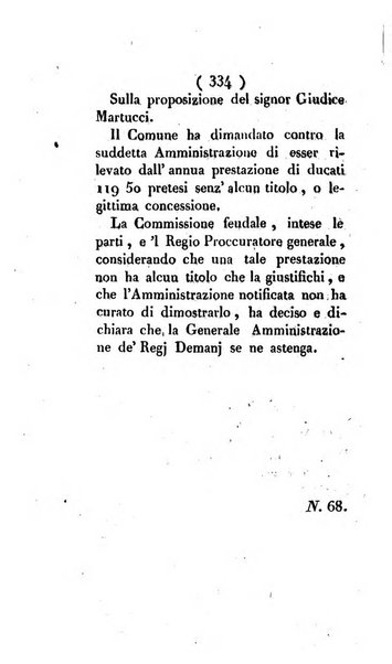 Bullettino delle sentenze emanate dalla Suprema commissione per le liti fra i già baroni ed i comuni