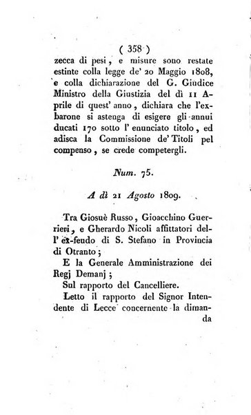 Bullettino delle sentenze emanate dalla Suprema commissione per le liti fra i già baroni ed i comuni