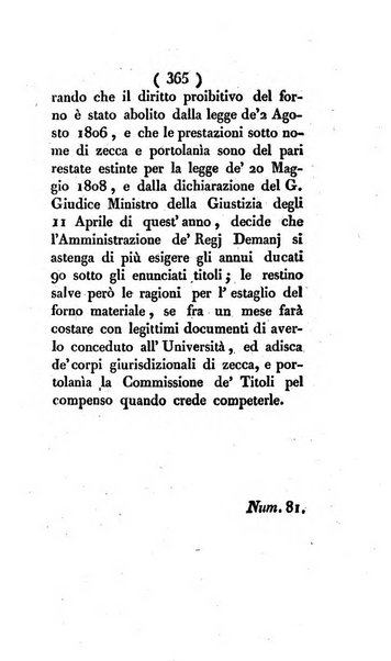 Bullettino delle sentenze emanate dalla Suprema commissione per le liti fra i già baroni ed i comuni